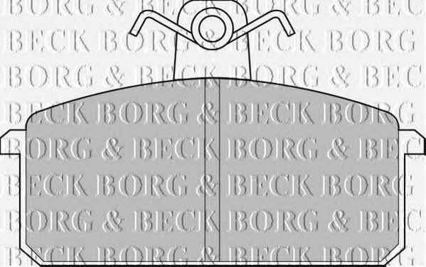Borg & beck BBP1348 Гальмівні колодки, комплект BBP1348: Купити в Україні - Добра ціна на EXIST.UA!