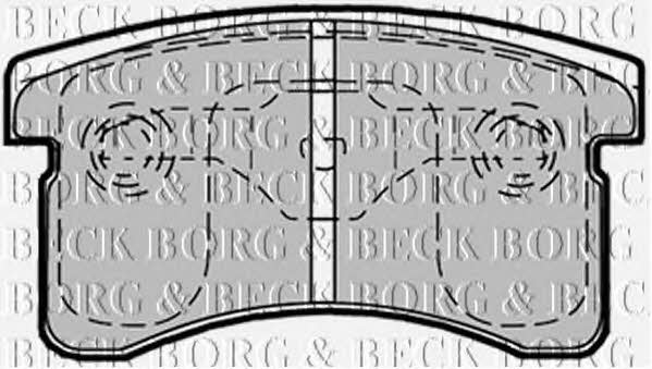 Borg & beck BBP1361 Гальмівні колодки, комплект BBP1361: Купити в Україні - Добра ціна на EXIST.UA!