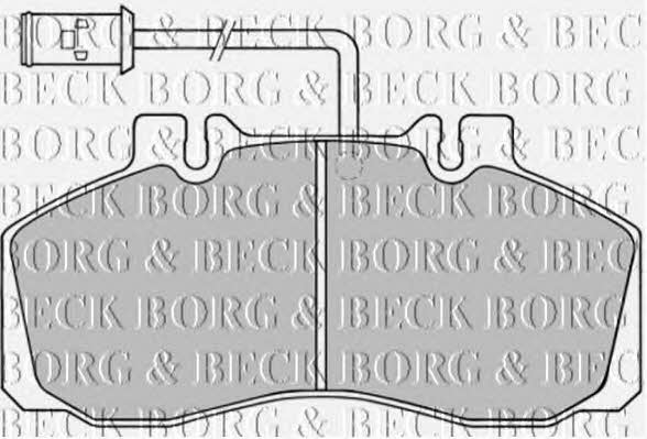 Borg & beck BBP1362 Гальмівні колодки, комплект BBP1362: Купити в Україні - Добра ціна на EXIST.UA!