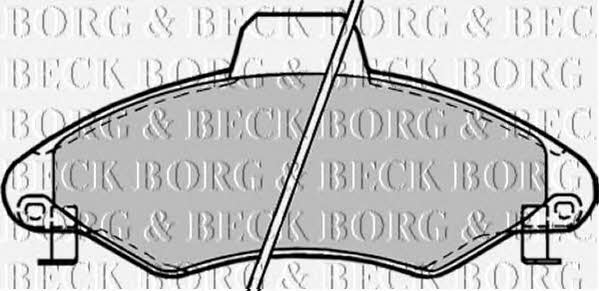 Borg & beck BBP1382 Гальмівні колодки, комплект BBP1382: Купити в Україні - Добра ціна на EXIST.UA!