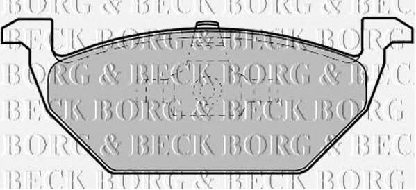 Borg & beck BBP1619 Гальмівні колодки, комплект BBP1619: Купити в Україні - Добра ціна на EXIST.UA!