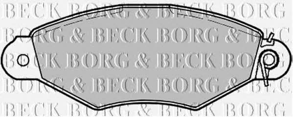 Borg & beck BBP1622 Гальмівні колодки, комплект BBP1622: Купити в Україні - Добра ціна на EXIST.UA!