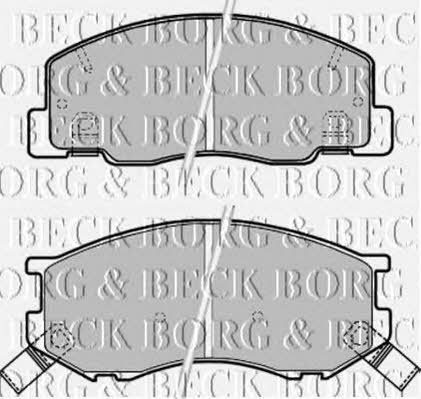 Borg & beck BBP1630 Гальмівні колодки, комплект BBP1630: Купити в Україні - Добра ціна на EXIST.UA!