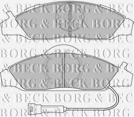 Borg & beck BBP1633 Гальмівні колодки, комплект BBP1633: Купити в Україні - Добра ціна на EXIST.UA!