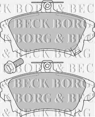 Borg & beck BBP1639 Гальмівні колодки, комплект BBP1639: Купити в Україні - Добра ціна на EXIST.UA!