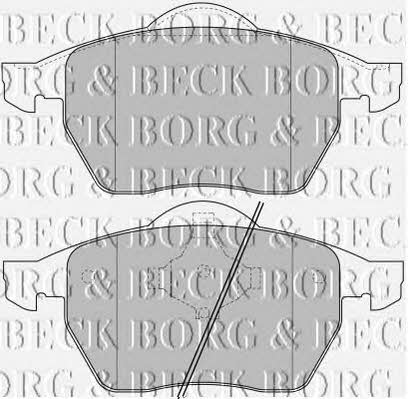 Borg & beck BBP1645 Гальмівні колодки, комплект BBP1645: Купити в Україні - Добра ціна на EXIST.UA!