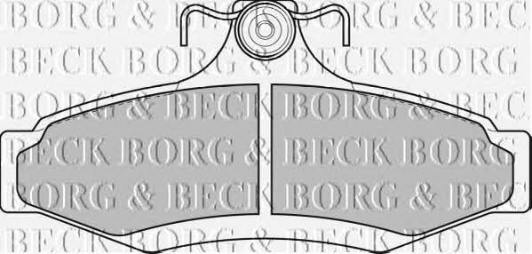 Borg & beck BBP1651 Гальмівні колодки, комплект BBP1651: Приваблива ціна - Купити в Україні на EXIST.UA!