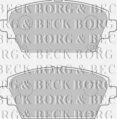 Borg & beck BBP1652 Гальмівні колодки, комплект BBP1652: Купити в Україні - Добра ціна на EXIST.UA!