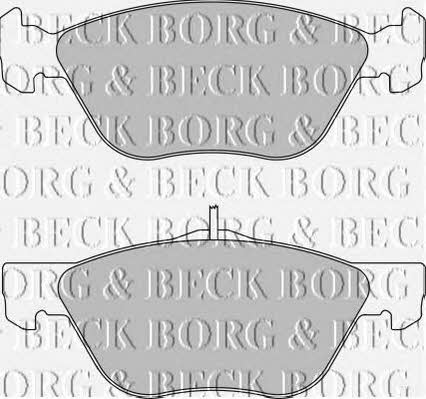 Borg & beck BBP1654 Гальмівні колодки, комплект BBP1654: Купити в Україні - Добра ціна на EXIST.UA!