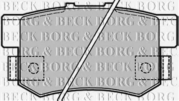 Borg & beck BBP1656 Гальмівні колодки, комплект BBP1656: Купити в Україні - Добра ціна на EXIST.UA!