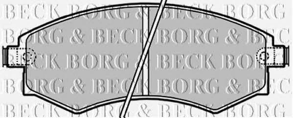 Borg & beck BBP1658 Гальмівні колодки, комплект BBP1658: Купити в Україні - Добра ціна на EXIST.UA!