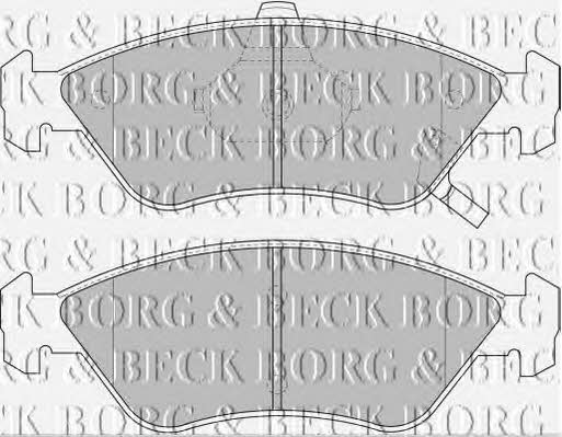 Borg & beck BBP1661 Гальмівні колодки, комплект BBP1661: Купити в Україні - Добра ціна на EXIST.UA!