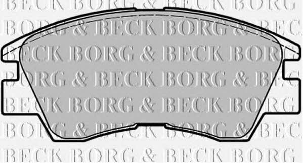 Borg & beck BBP1671 Гальмівні колодки, комплект BBP1671: Приваблива ціна - Купити в Україні на EXIST.UA!