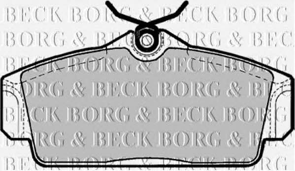 Borg & beck BBP1672 Гальмівні колодки, комплект BBP1672: Купити в Україні - Добра ціна на EXIST.UA!