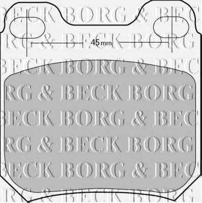 Borg & beck BBP1678 Гальмівні колодки, комплект BBP1678: Купити в Україні - Добра ціна на EXIST.UA!