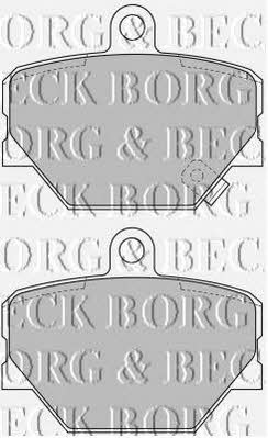 Borg & beck BBP1679 Гальмівні колодки, комплект BBP1679: Приваблива ціна - Купити в Україні на EXIST.UA!