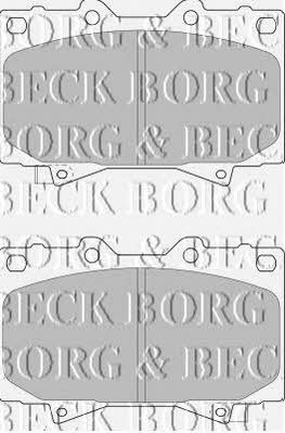 Borg & beck BBP1682 Гальмівні колодки, комплект BBP1682: Купити в Україні - Добра ціна на EXIST.UA!