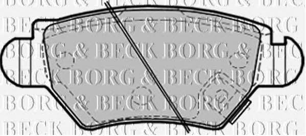 Borg & beck BBP1687 Гальмівні колодки, комплект BBP1687: Купити в Україні - Добра ціна на EXIST.UA!