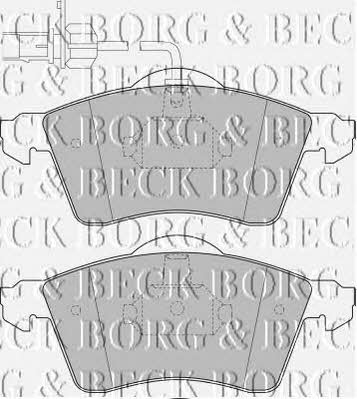 Borg & beck BBP1692 Гальмівні колодки, комплект BBP1692: Приваблива ціна - Купити в Україні на EXIST.UA!