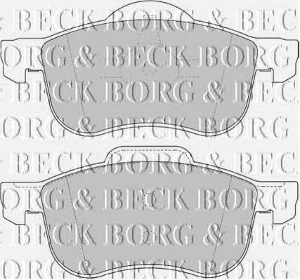 Borg & beck BBP1695 Гальмівні колодки, комплект BBP1695: Купити в Україні - Добра ціна на EXIST.UA!
