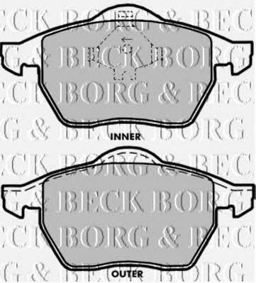 Borg & beck BBP1696 Гальмівні колодки, комплект BBP1696: Купити в Україні - Добра ціна на EXIST.UA!