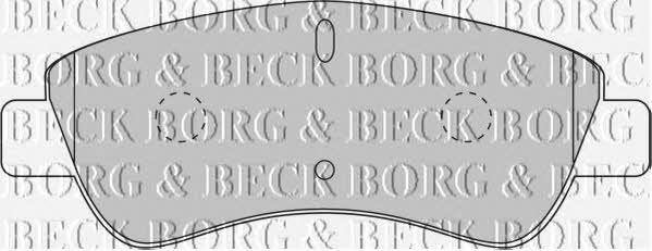 Borg & beck BBP1703 Гальмівні колодки, комплект BBP1703: Приваблива ціна - Купити в Україні на EXIST.UA!