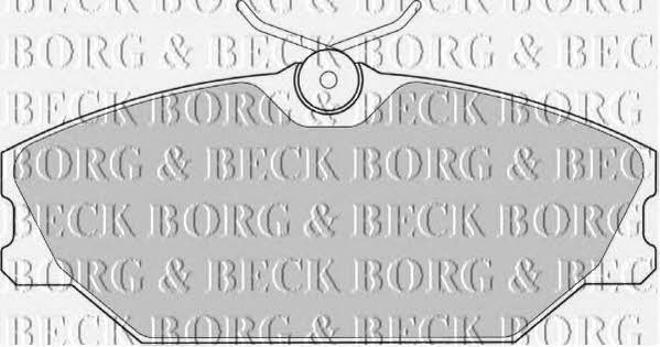 Borg & beck BBP1708 Гальмівні колодки, комплект BBP1708: Купити в Україні - Добра ціна на EXIST.UA!