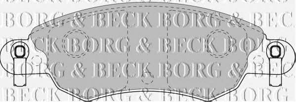 Borg & beck BBP1709 Гальмівні колодки, комплект BBP1709: Купити в Україні - Добра ціна на EXIST.UA!