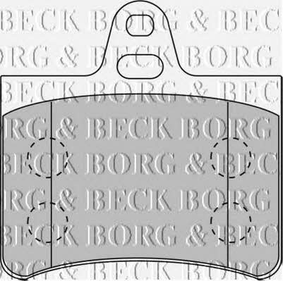 Borg & beck BBP1710 Гальмівні колодки, комплект BBP1710: Купити в Україні - Добра ціна на EXIST.UA!
