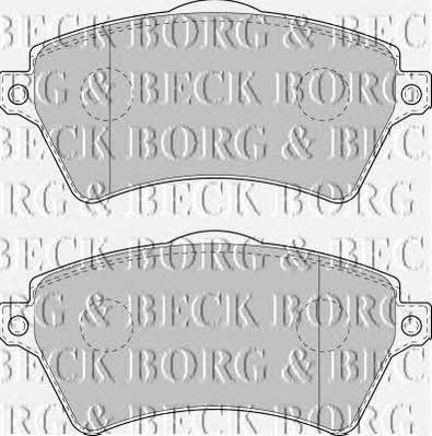Borg & beck BBP1711 Гальмівні колодки, комплект BBP1711: Купити в Україні - Добра ціна на EXIST.UA!