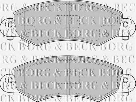 Borg & beck BBP1713 Гальмівні колодки, комплект BBP1713: Купити в Україні - Добра ціна на EXIST.UA!