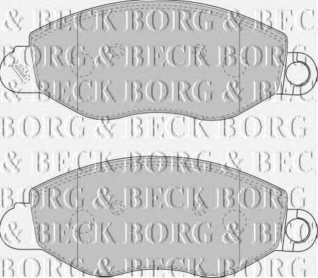 Borg & beck BBP1714 Гальмівні колодки, комплект BBP1714: Приваблива ціна - Купити в Україні на EXIST.UA!