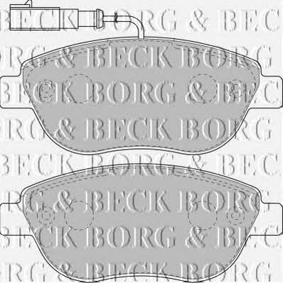 Borg & beck BBP1717 Гальмівні колодки, комплект BBP1717: Купити в Україні - Добра ціна на EXIST.UA!