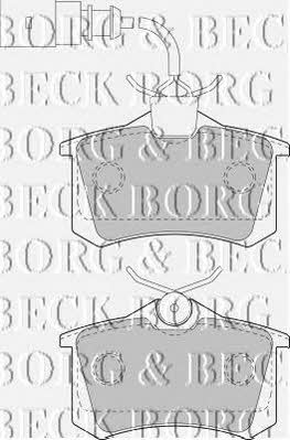 Borg & beck BBP1721 Гальмівні колодки, комплект BBP1721: Купити в Україні - Добра ціна на EXIST.UA!