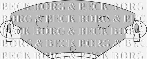 Borg & beck BBP1722 Гальмівні колодки, комплект BBP1722: Купити в Україні - Добра ціна на EXIST.UA!