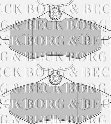 Borg & beck BBP1727 Гальмівні колодки, комплект BBP1727: Купити в Україні - Добра ціна на EXIST.UA!