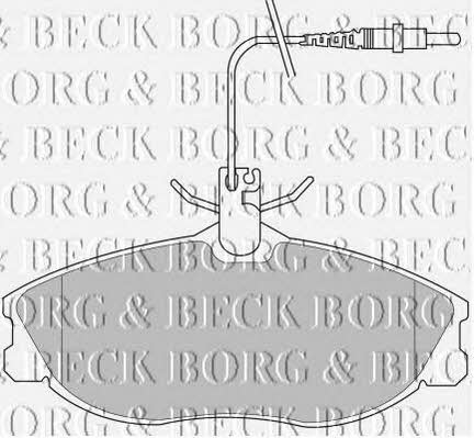 Borg & beck BBP1730 Гальмівні колодки, комплект BBP1730: Купити в Україні - Добра ціна на EXIST.UA!