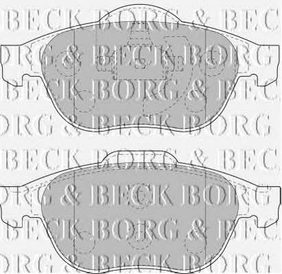 Borg & beck BBP1731 Гальмівні колодки, комплект BBP1731: Купити в Україні - Добра ціна на EXIST.UA!