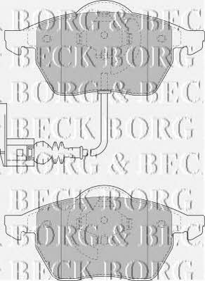 Borg & beck BBP1734 Гальмівні колодки, комплект BBP1734: Купити в Україні - Добра ціна на EXIST.UA!