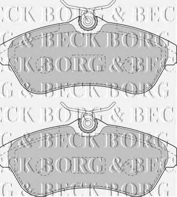 Borg & beck BBP1735 Гальмівні колодки, комплект BBP1735: Купити в Україні - Добра ціна на EXIST.UA!