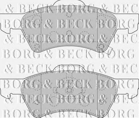 Borg & beck BBP1745 Гальмівні колодки, комплект BBP1745: Приваблива ціна - Купити в Україні на EXIST.UA!
