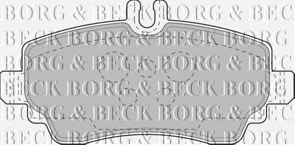 Borg & beck BBP1752 Гальмівні колодки, комплект BBP1752: Приваблива ціна - Купити в Україні на EXIST.UA!