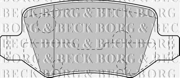 Borg & beck BBP1753 Гальмівні колодки, комплект BBP1753: Купити в Україні - Добра ціна на EXIST.UA!