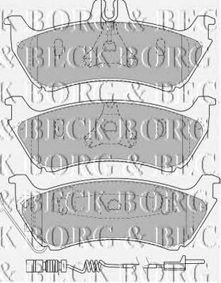Borg & beck BBP1755 Гальмівні колодки, комплект BBP1755: Купити в Україні - Добра ціна на EXIST.UA!