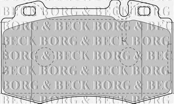 Borg & beck BBP1756 Гальмівні колодки, комплект BBP1756: Приваблива ціна - Купити в Україні на EXIST.UA!