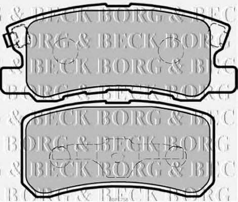 Borg & beck BBP1758 Гальмівні колодки, комплект BBP1758: Приваблива ціна - Купити в Україні на EXIST.UA!
