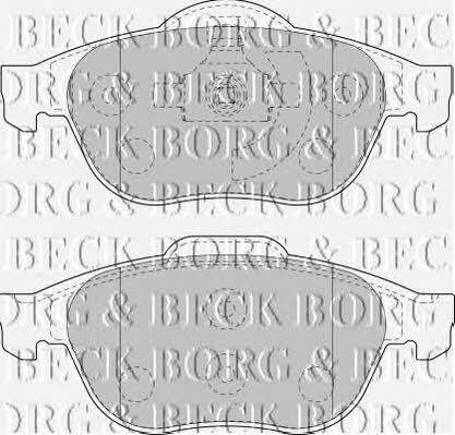 Borg & beck BBP1764 Гальмівні колодки, комплект BBP1764: Купити в Україні - Добра ціна на EXIST.UA!