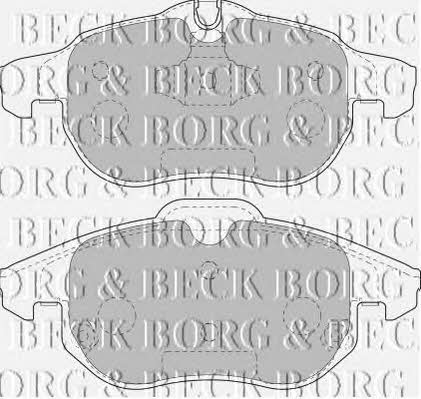 Borg & beck BBP1765 Гальмівні колодки, комплект BBP1765: Купити в Україні - Добра ціна на EXIST.UA!