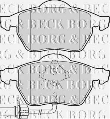 Borg & beck BBP1766 Гальмівні колодки, комплект BBP1766: Купити в Україні - Добра ціна на EXIST.UA!