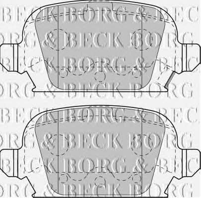 Borg & beck BBP1774 Гальмівні колодки, комплект BBP1774: Купити в Україні - Добра ціна на EXIST.UA!